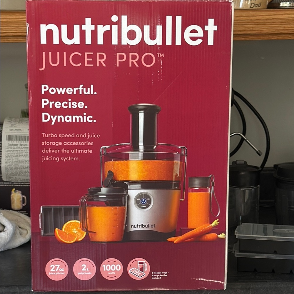 Nutribullet Juicer Pro in Silver and Black